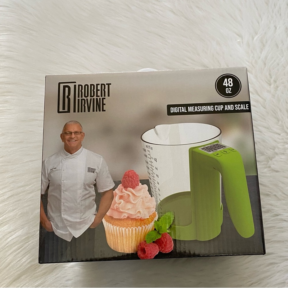 NEW in Box-Robert Irvine 48oz Digital Measuring Cup and Scale